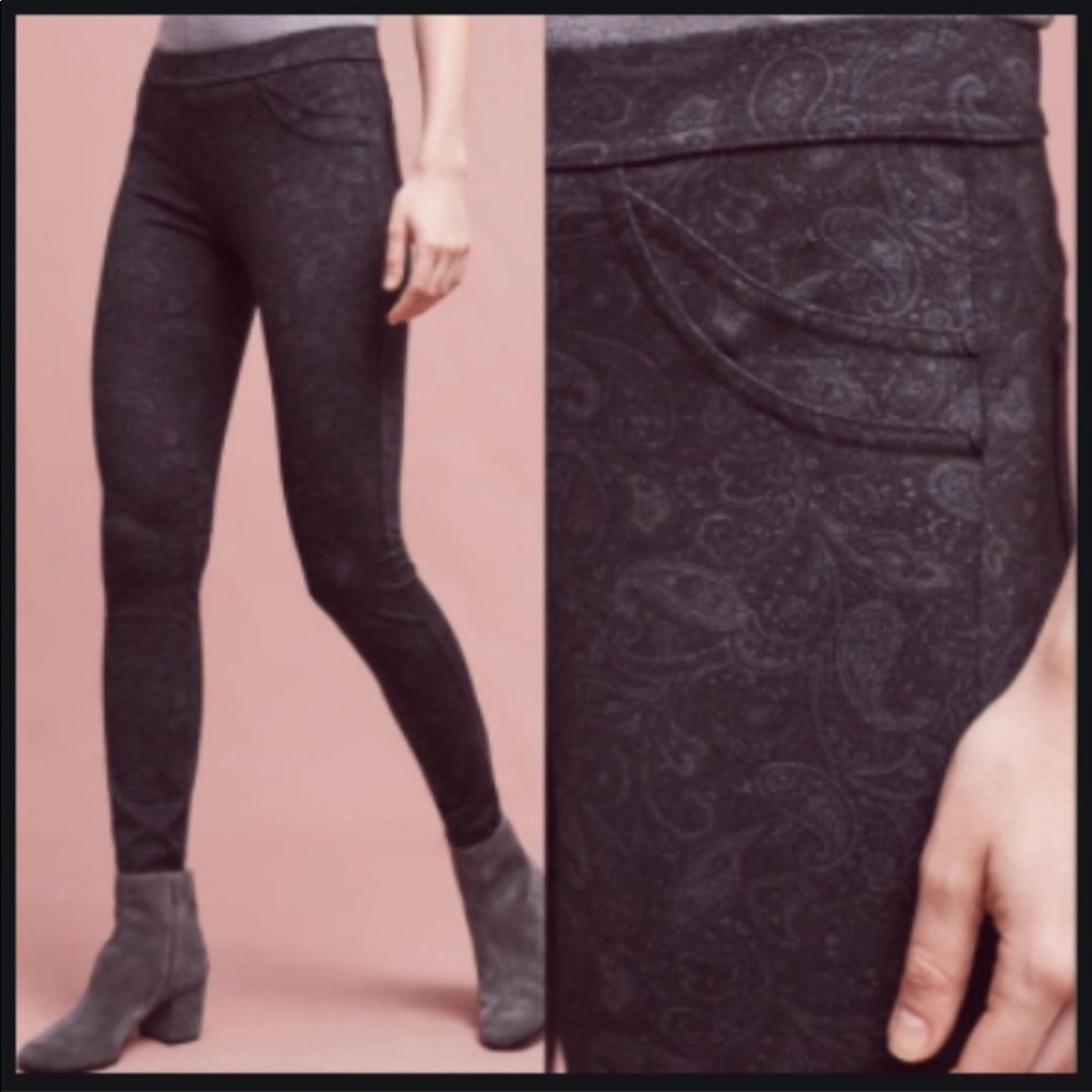 Anthropologie Sanctuary paisley leggings, small